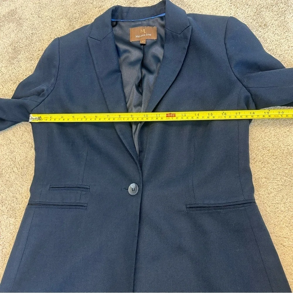 MELANIE Lyne blue blazer Sz 8 career business professional 
Excellent condition - Picture 11 of 14